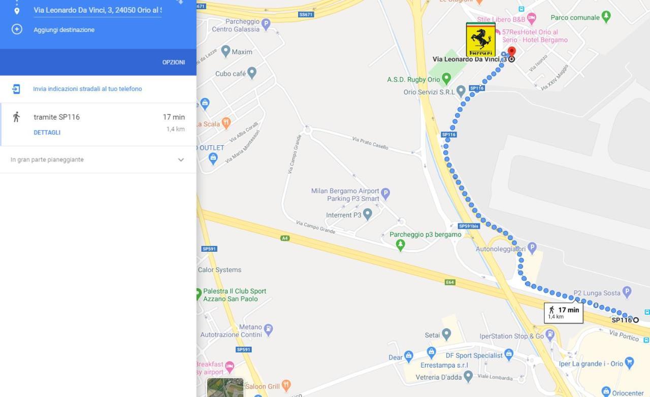 Ferrari Formula 1 Otel Orio al Serio Dış mekan fotoğraf
